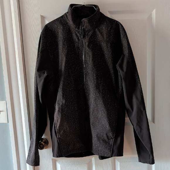 Speckled Black Reflective Utility Jacket - Picture 3 of 5